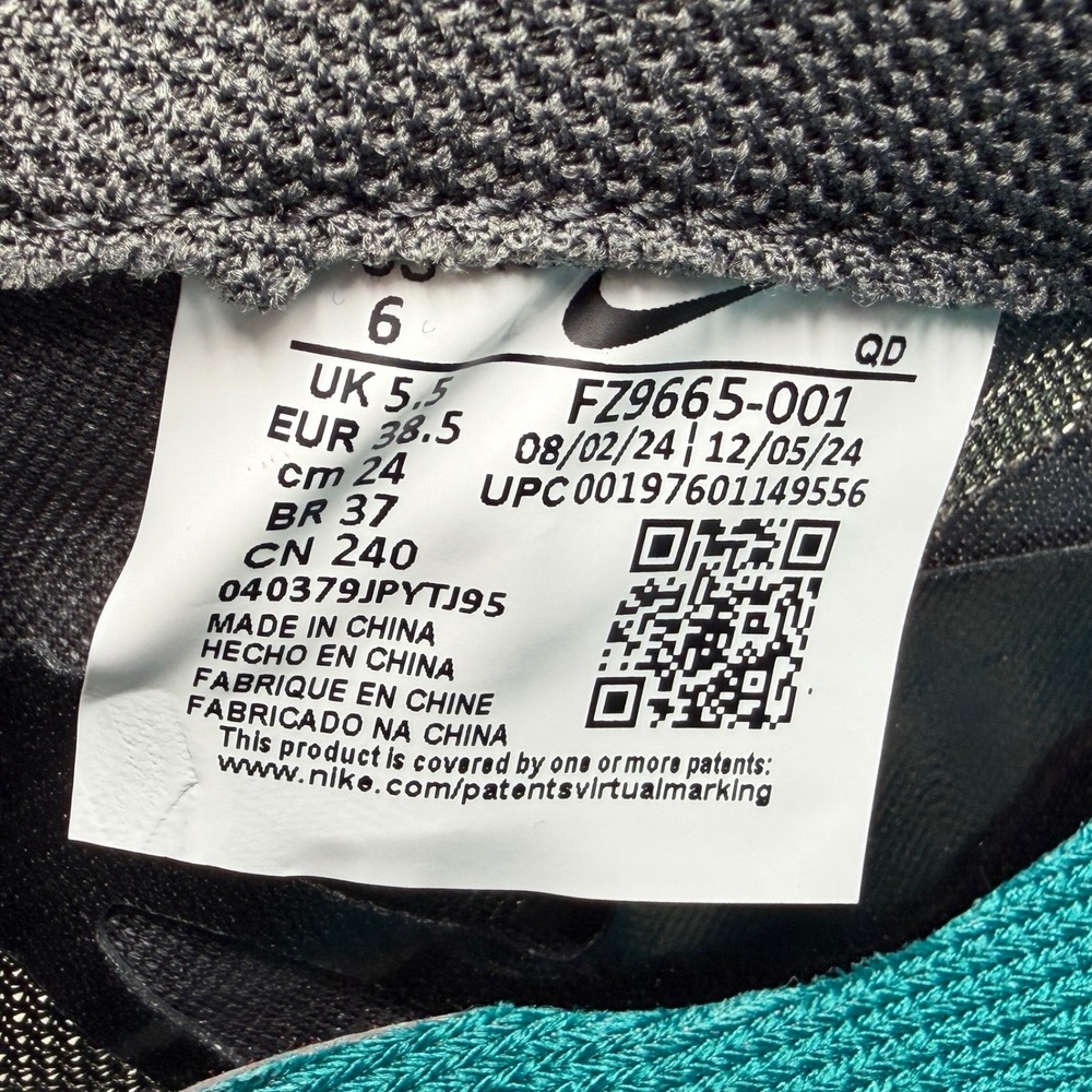 Nike Zoom Rival SD 2 Black Teal Throwing Track Field Women's 7.5 *NEW* - Picture 3 of 16